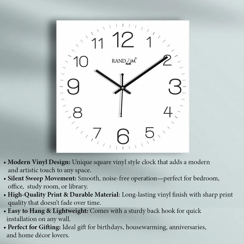 Elqen Analog Wall Clock - White media 6