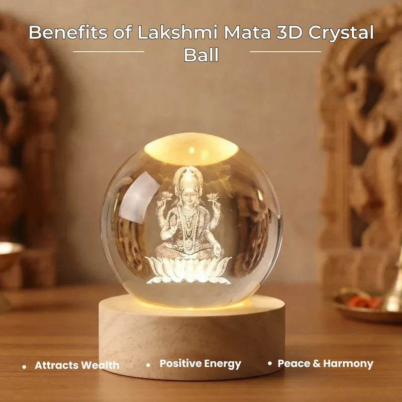 Mahalakshmi Aura Glass Ball Table Lamp media 8