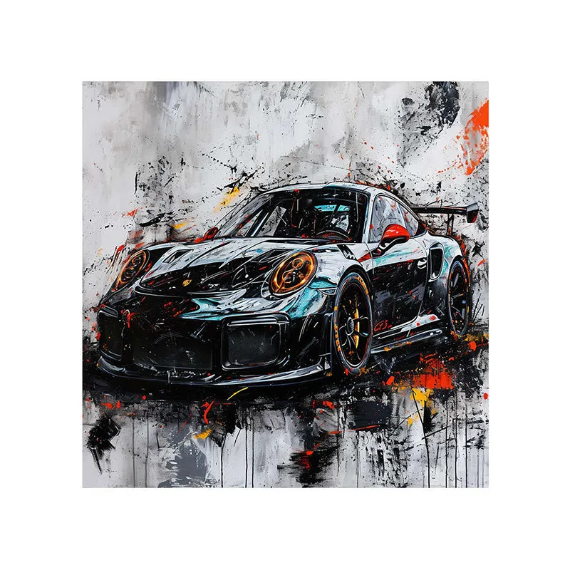 Sports Car Wall Painting media 5