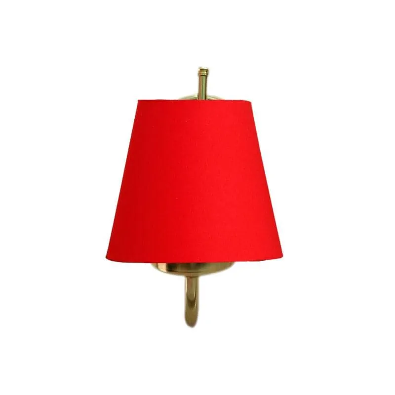 Galora Fabric & Metal Wall Lamp - Red media 4