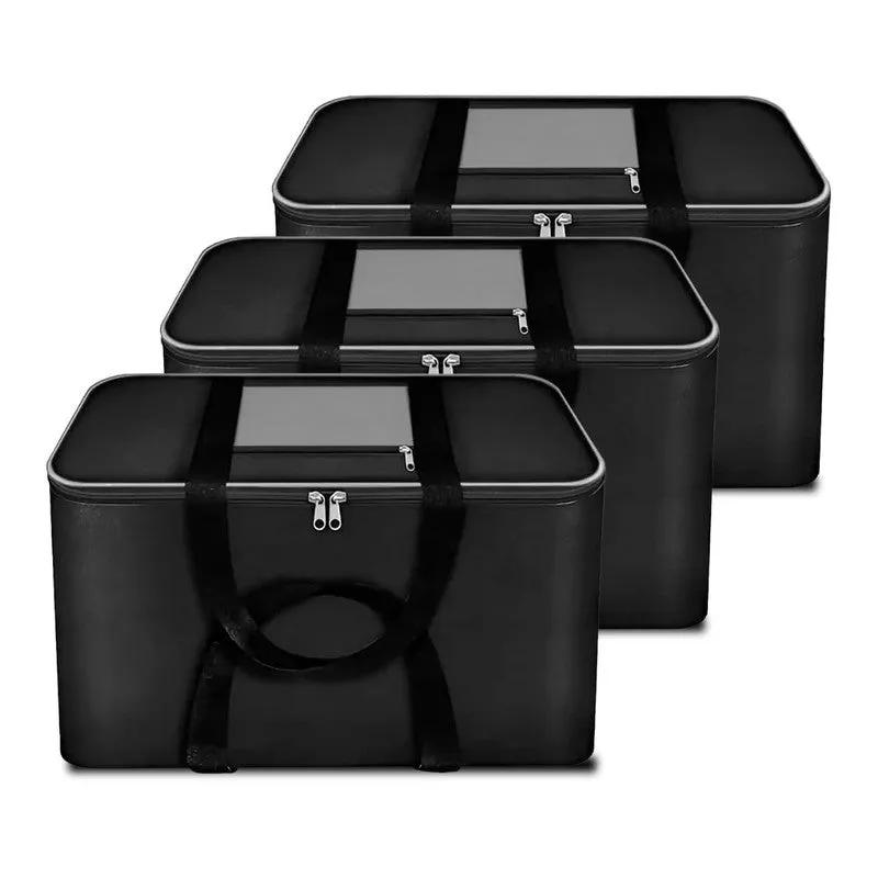 Laxis WardroFlex Nylon Cloth Organizers - Set Of Three media 3