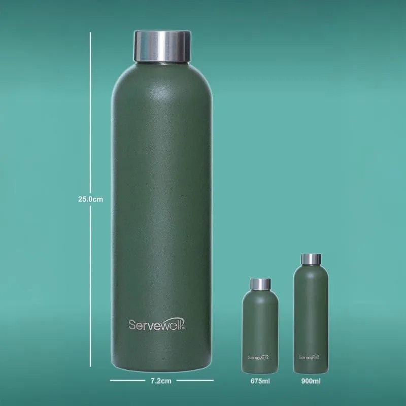 Steel Elegance Elixir Bottle (900 mL) - Military Green media 5