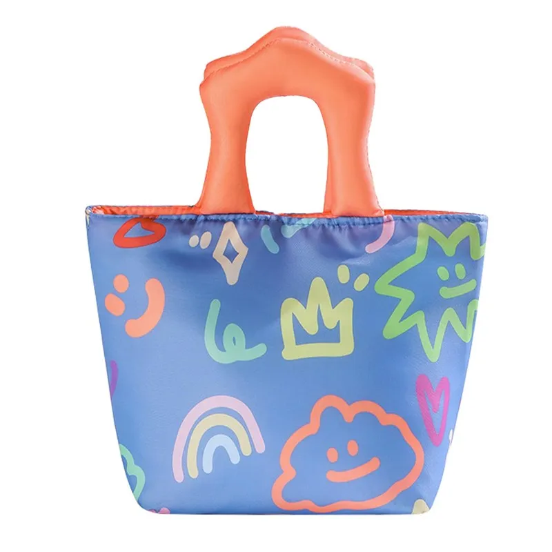 Leakproof Lunch Bag - Peach, Blue media 3