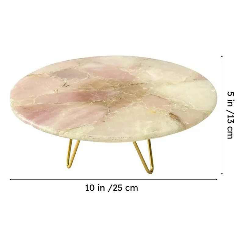 Nartha Rose Quartz Cake Stand media 6