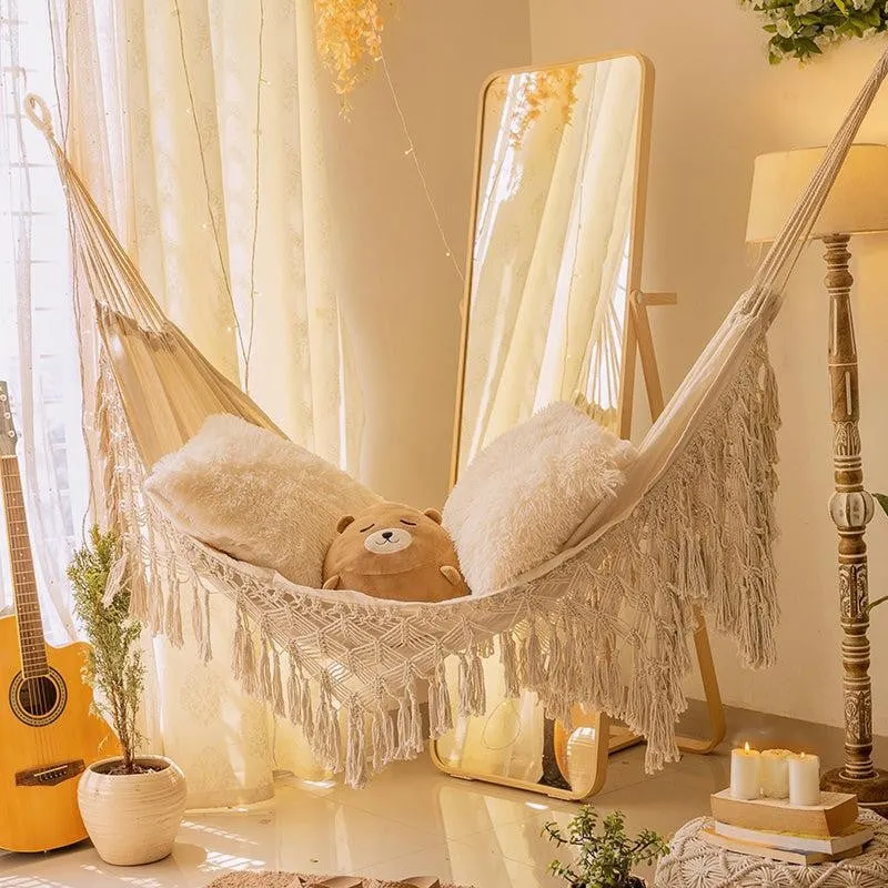 Lema Cotton Handcrafted Hammock media 1