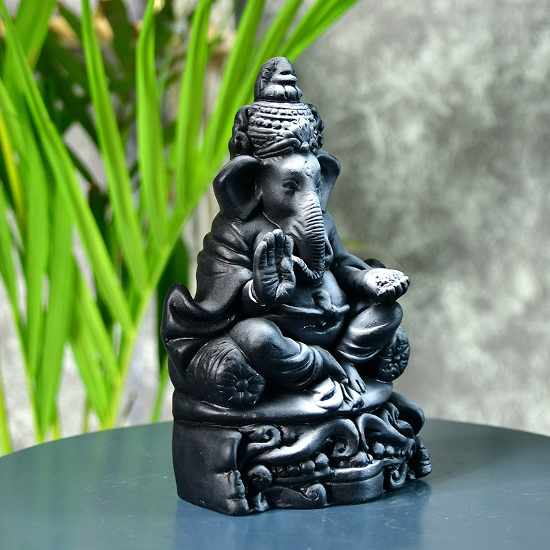 Mukti Ganesha Terracotta Idol media 7