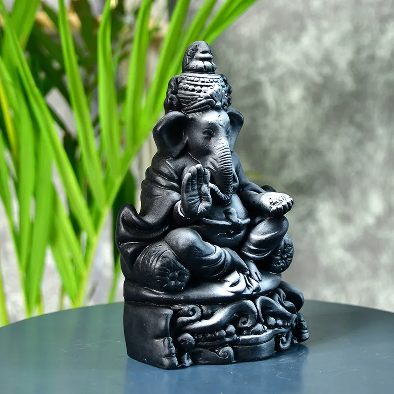 Mukti Ganesha Terracotta Idol media 7