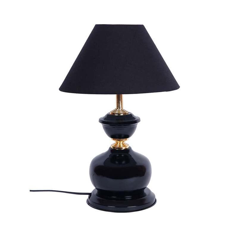 Curves Cotton Table Lamp - Black media 4