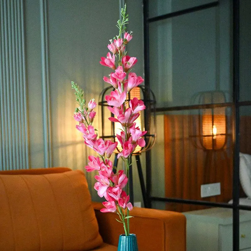 Faux Everlasting Orchid Flower Stick - Pink - 3