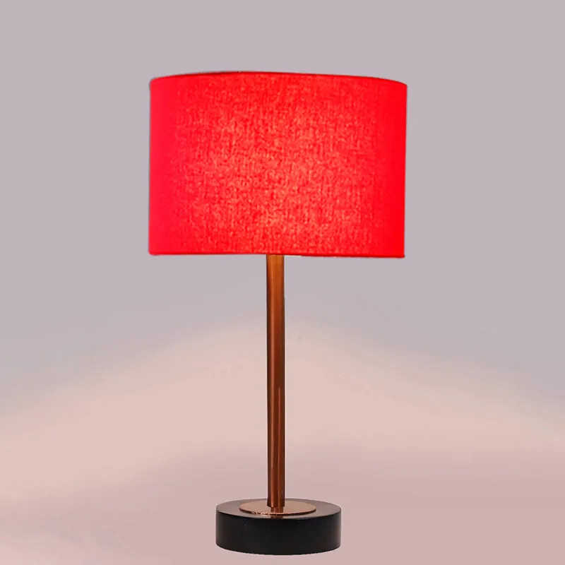 Cotin I Rodin Wooden Table Lamp - Red,Copper,Black media 5