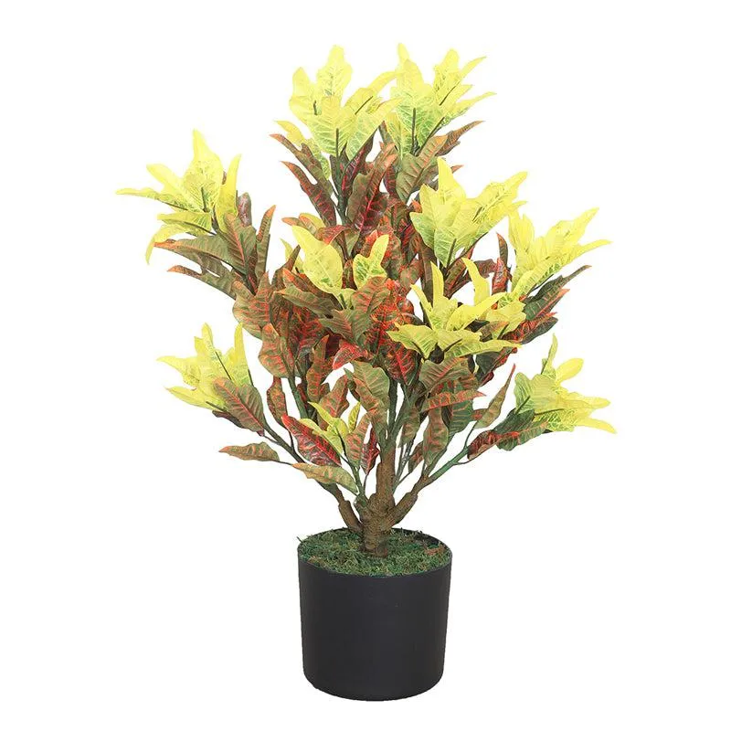 Flora Charm Artificial Plant With Black Plastic Pot media 4