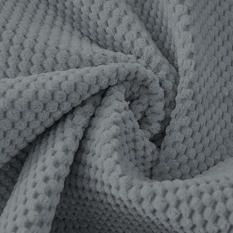 Blanco Textured Velvet Sofa Mat - Grey media 4