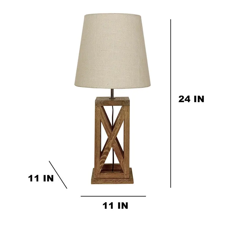 Jaspis Jute Table Lamp - Brown,White media 8