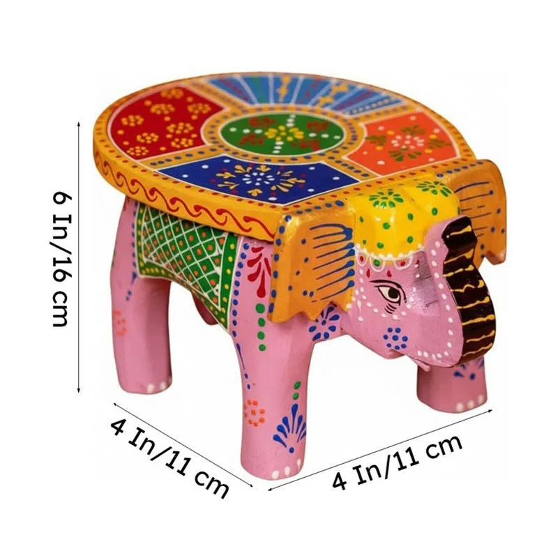 The Joyful Elephant Seat Stool - Multicolor media 7