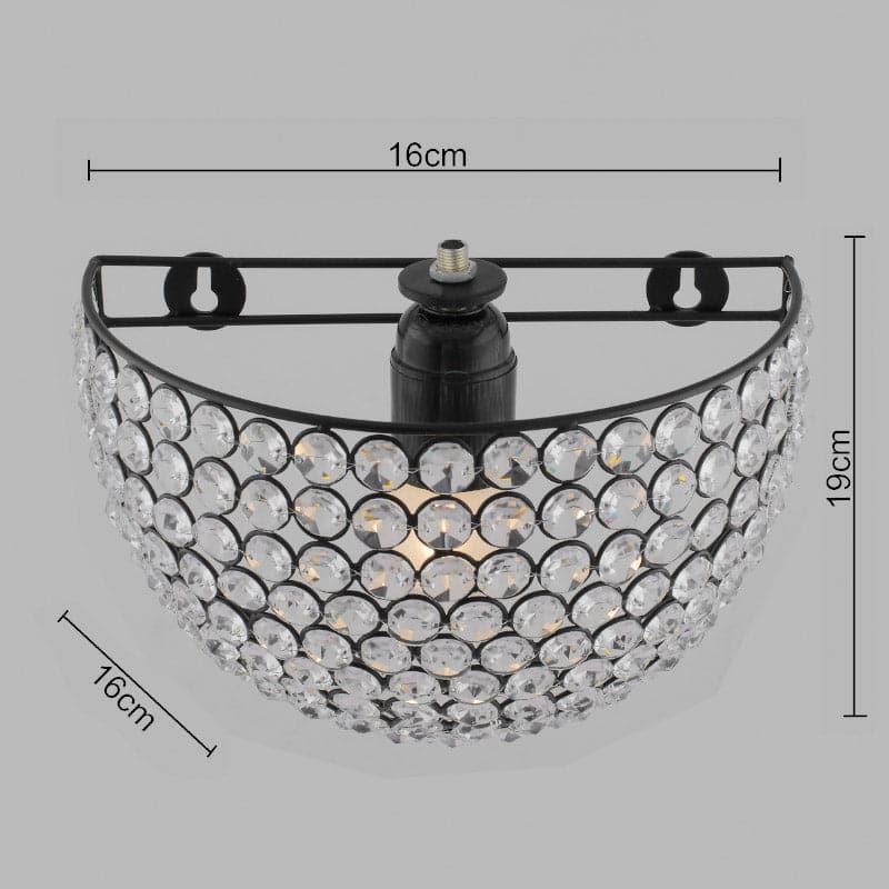 Charis Crystal Wall Lamp - Black media 5