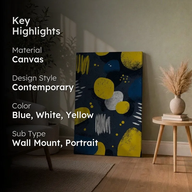 Color Pop Dots Canvas Wall Art media 2