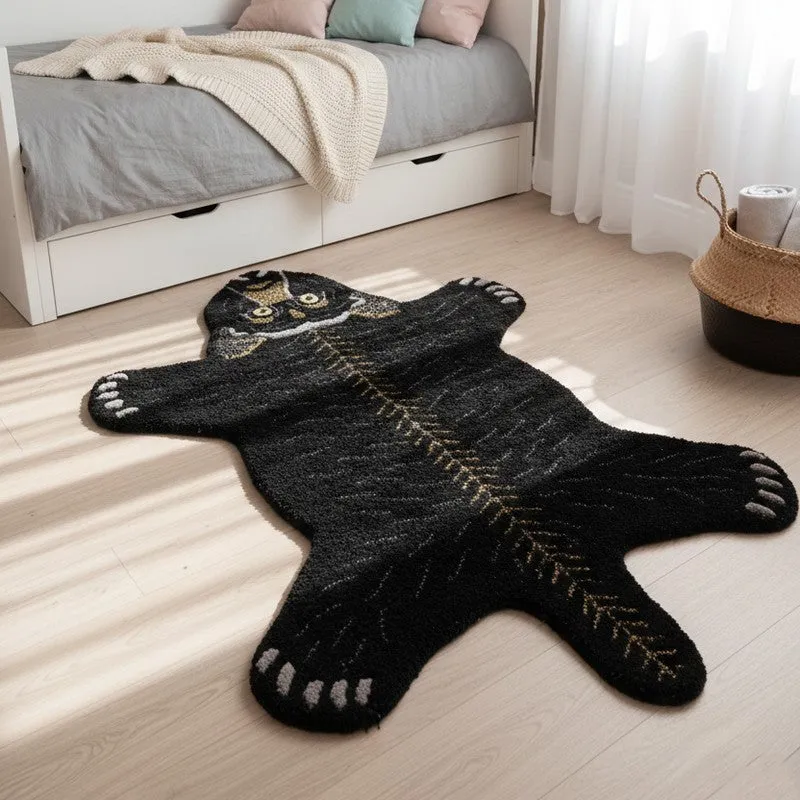 Jungle Cub Cotton Carpet - Black media 3
