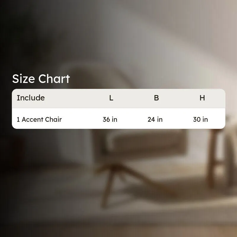 Vyntra Neem Wood Accent Chair - White media 7