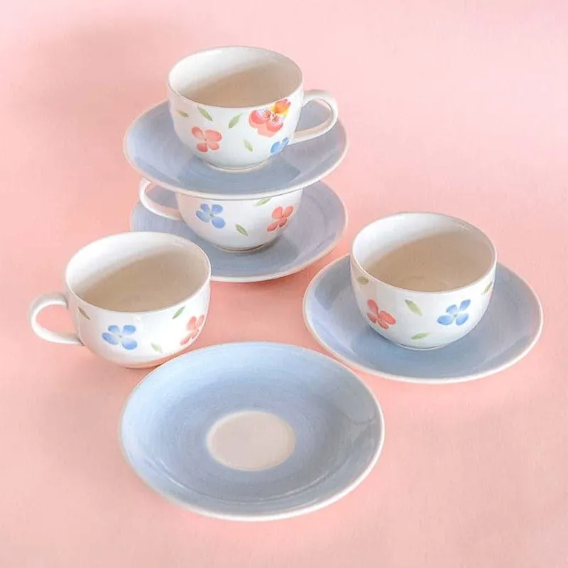 Forest Dreamscape Cup Saucer - Set of 4 media 1