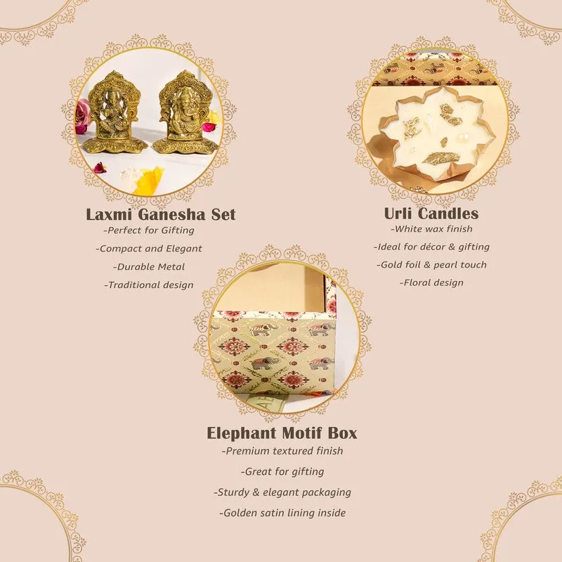Gilded Bliss Diwali Hamper - Four Piece Set media 6