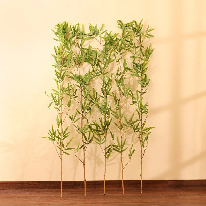 Bamboo Stick Artificial Plant Without Pot - 5 ft media 3