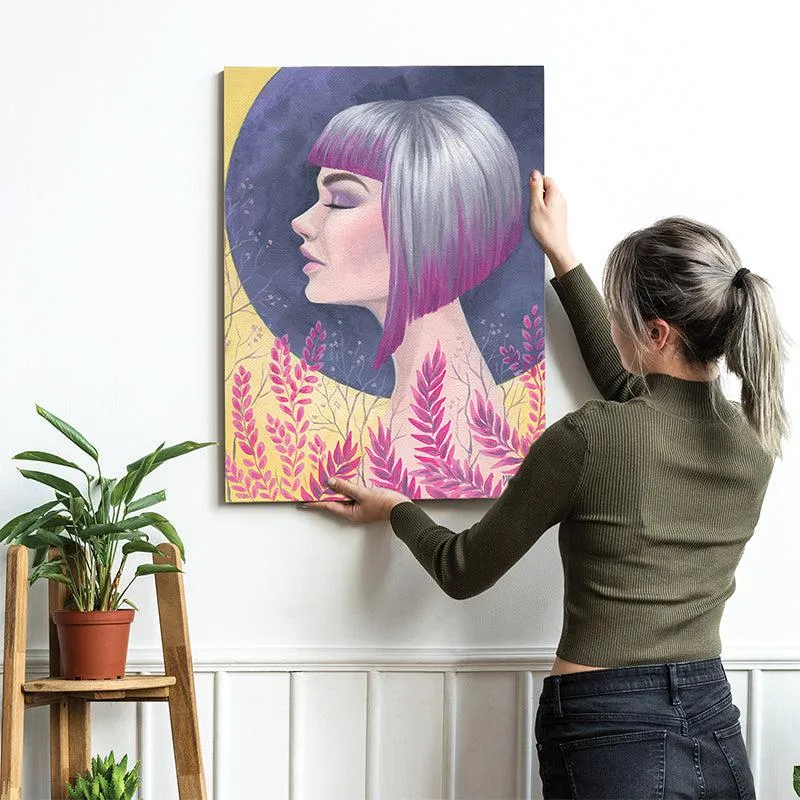 Lady Lemore Canvas Wall Painting media 3