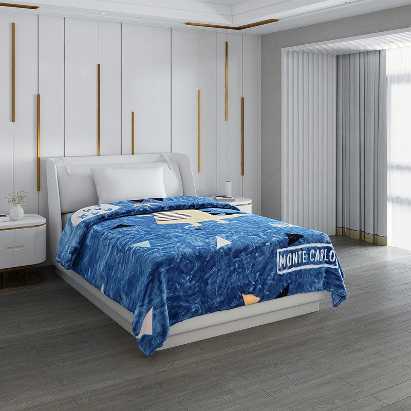 Monte Carlo Ocean Dino Kids Blanket - 600 GSM - Single