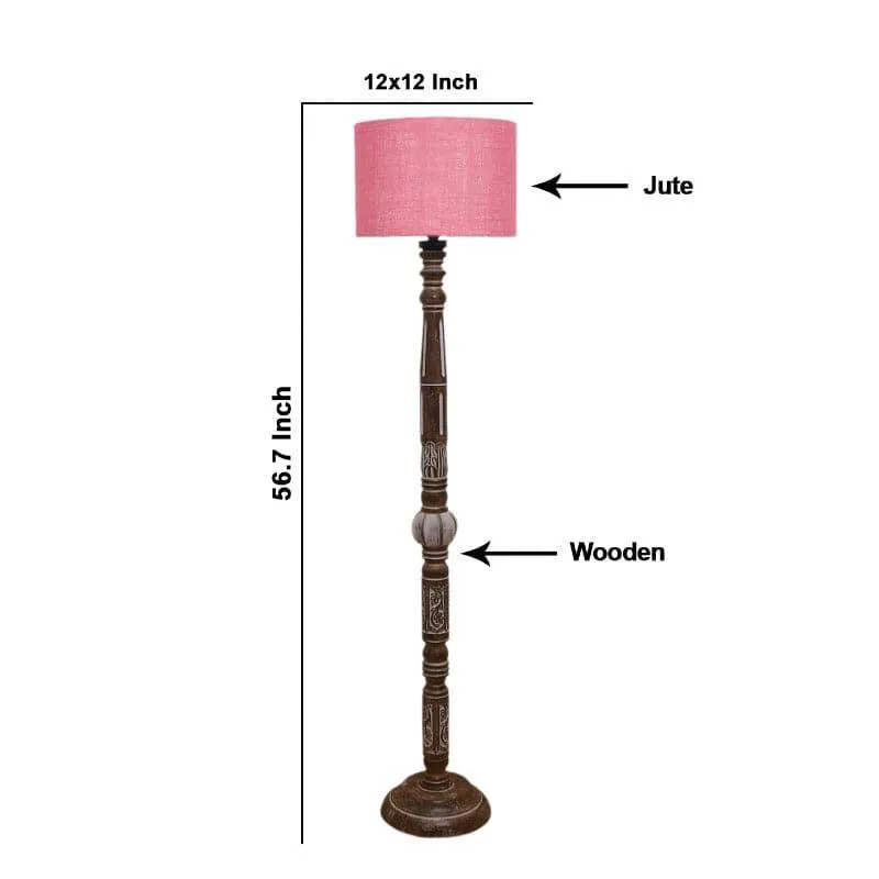 Colton Dona Floor Lamp - Light Pink media 5