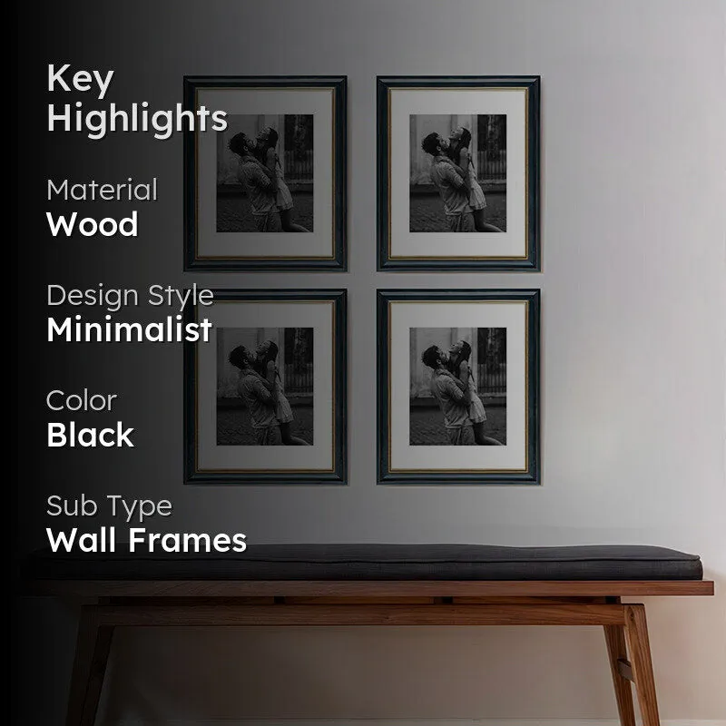 Troy Charm Photo Frame (Black) - Set Of Four media 2