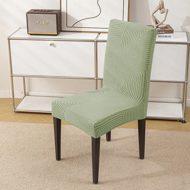 Diviora Polyester Chair Cover - Green media 1