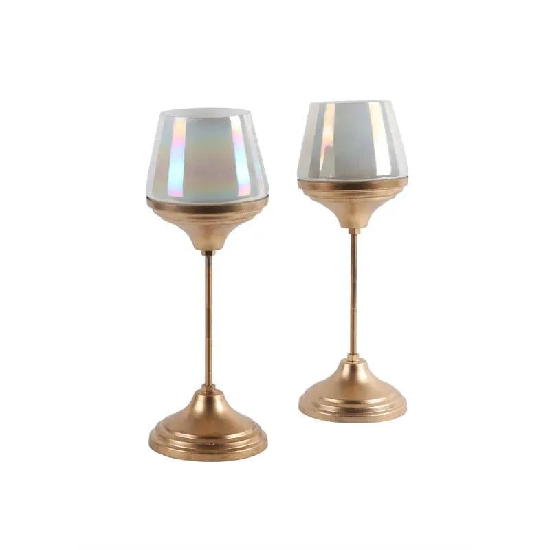 Goblet Glamour Tealight Candle Holder - Set Of Two media 5