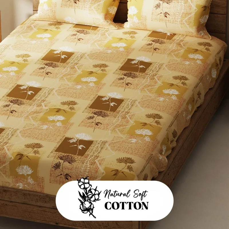Geynar Bedsheet (Yellow) - 115 GSM media 5