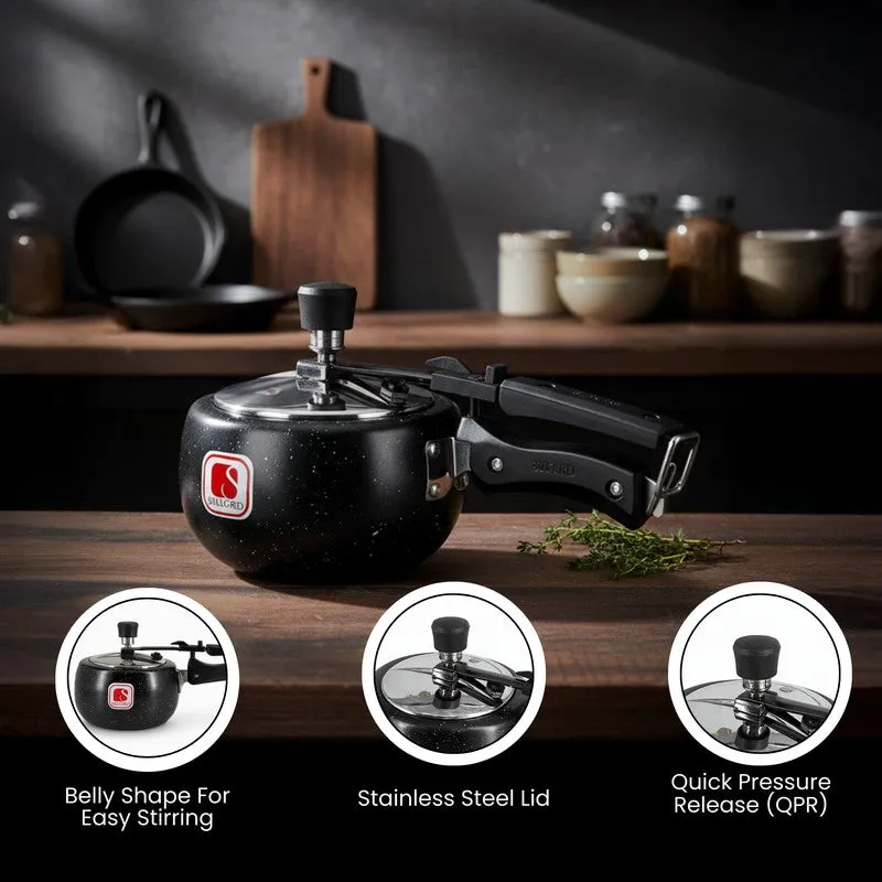 Salford Ceramic Coated Pressure Cooker (Black) - 2000 mL media 6
