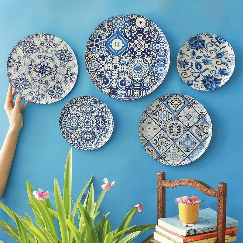 Portugese Charm Wall Plate - Set Of Five media 4
