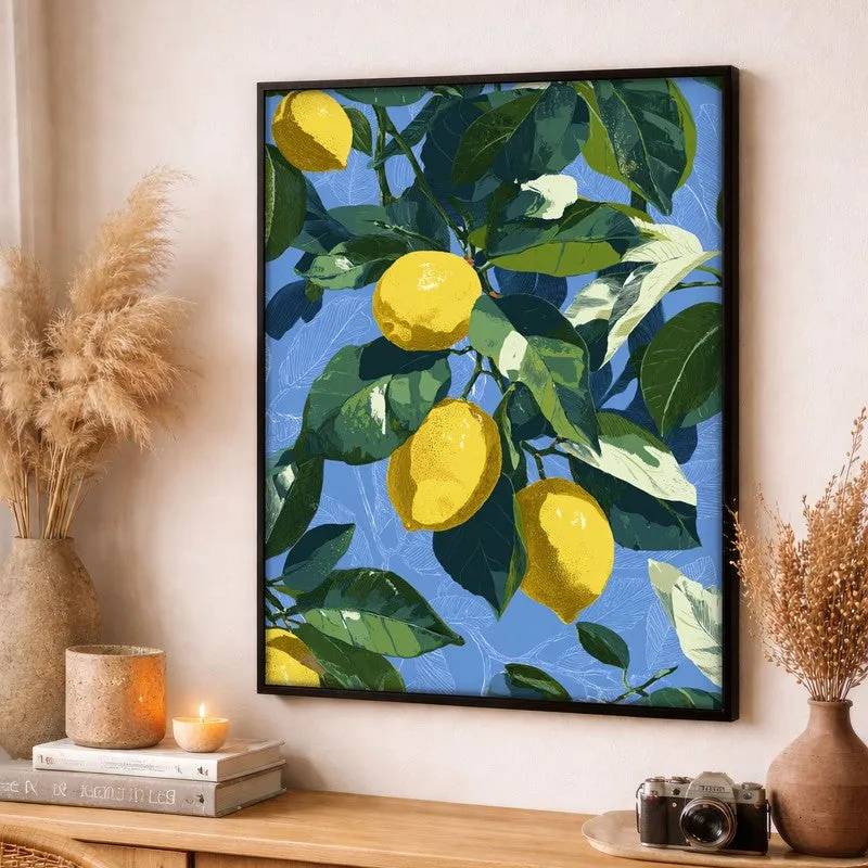 Tropical Vibes Canvas Wall Painting - Black Frame media 3