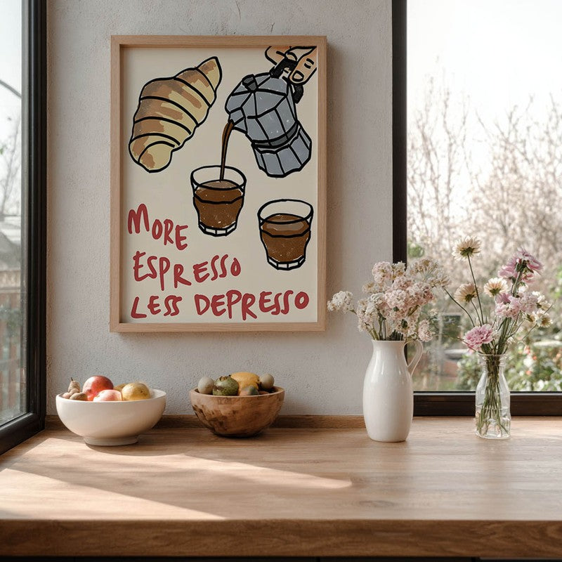Coffee Craft Archival Canvas Wall Art - Brown media 7