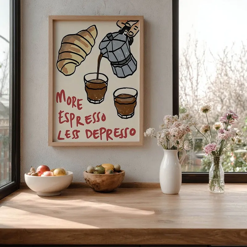 Coffee Craft Archival Canvas Wall Art - Brown media 7