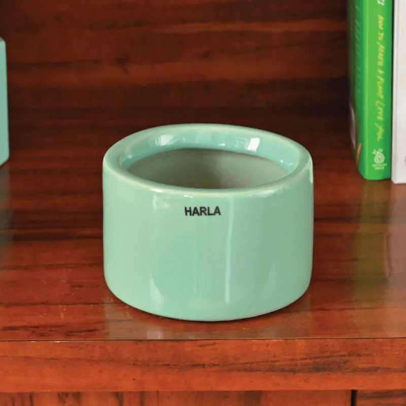 Ugaoo Lilac Stories Ceramic Pot (13.5 CM) - Aqua Green media 5