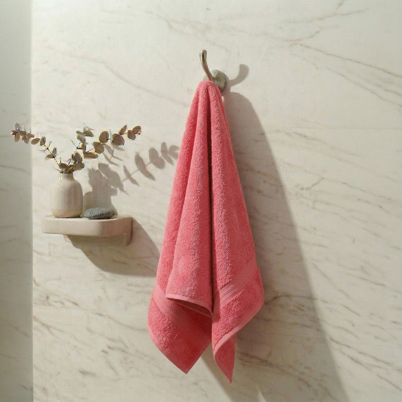 Monte Carlo Soft Mira Pure Cotton Bath Towel - Peach - 60 x 120 cm