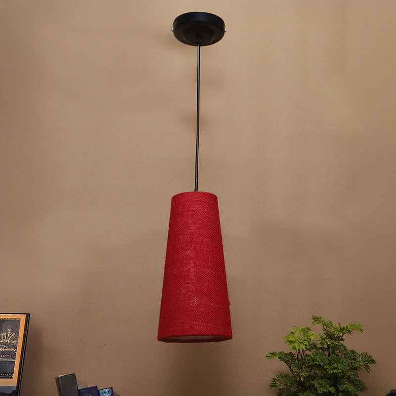 Ambient Aura Fabric Ceiling Lamp - Red media 4
