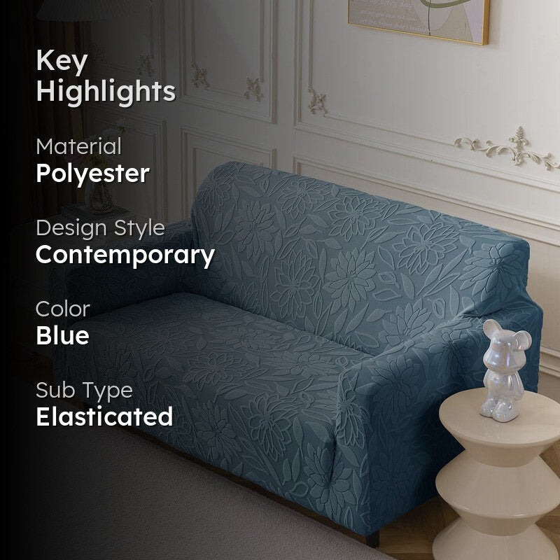 Alvoria Sofa Cover - Blue media 2