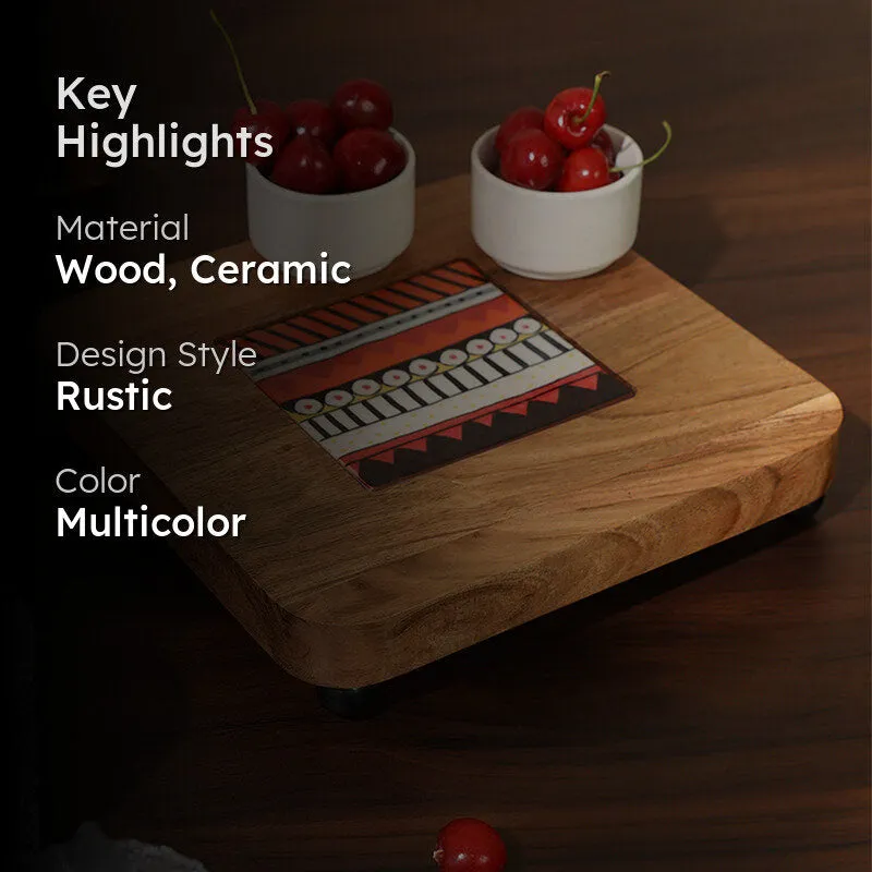 Arisha (Wood,Ceramic) Platter media 2
