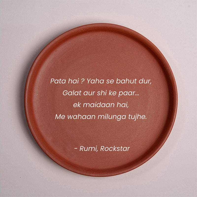 Pata Hai Terracotta Wall Plate media 4