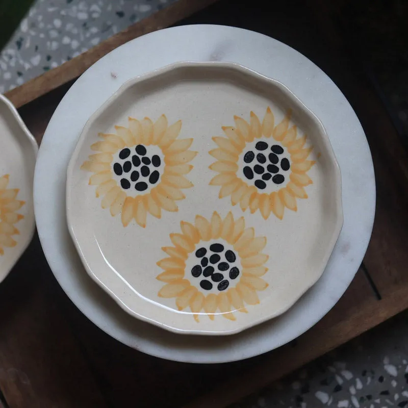 Sunflower Cup & Snack Plate - Two Piece Set media 4