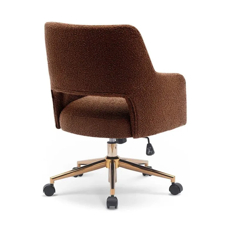 Sitessa Metal Office Chair - Brown media 6
