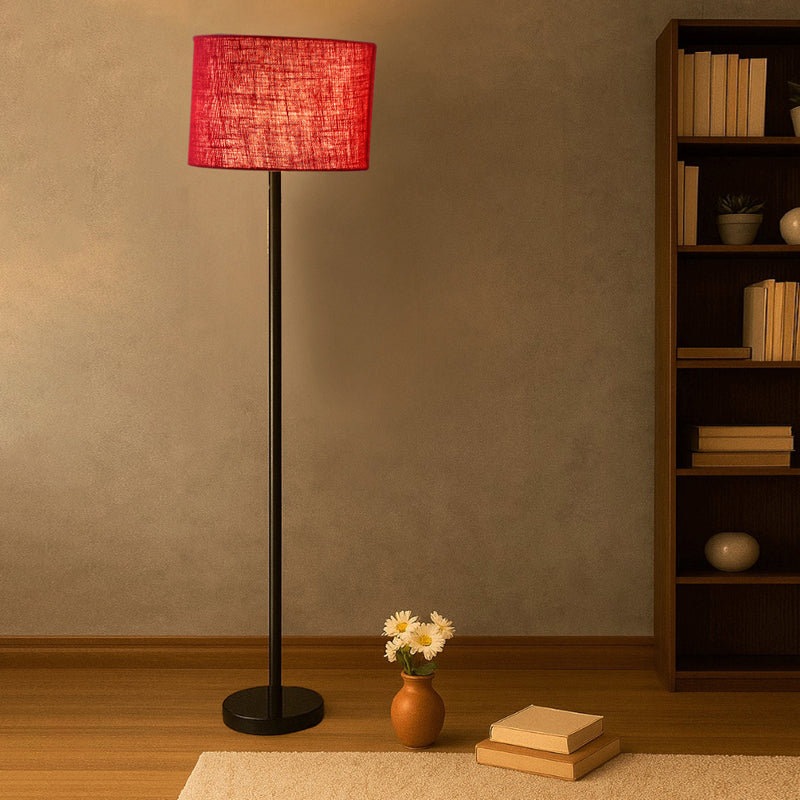 Sienna I Rodin Floor Lamp - Maroon
