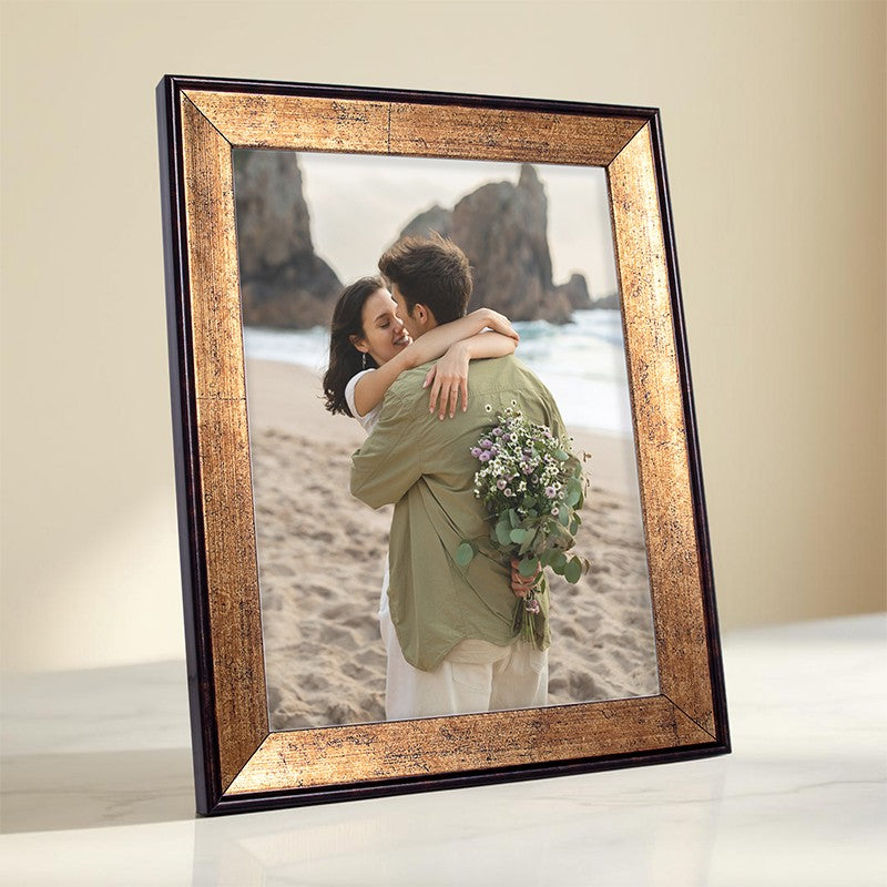 Elegant Vintage Style PVC Photo Frame - Gold media 7