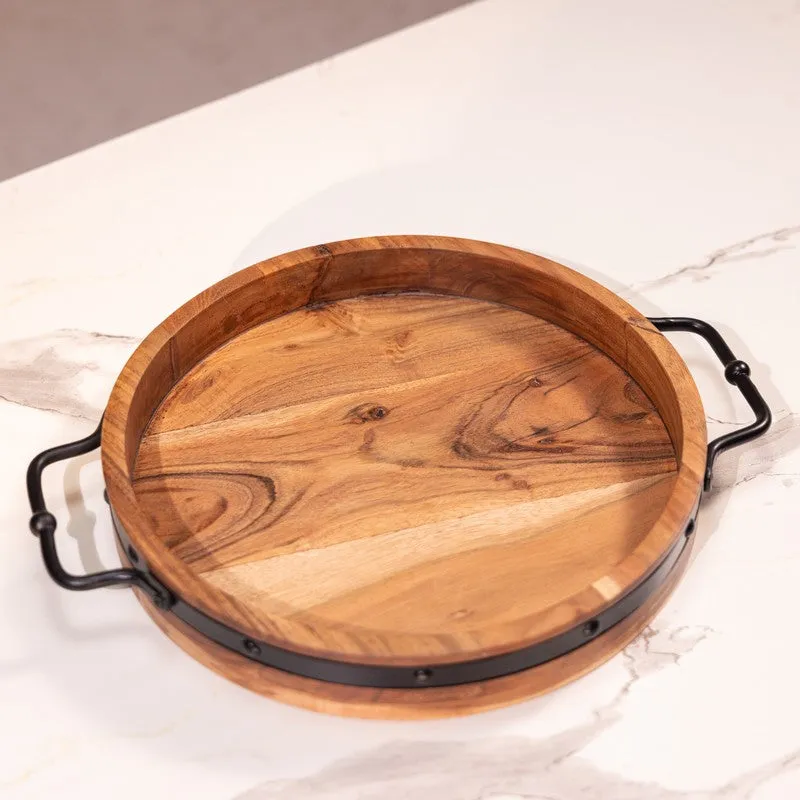 IronGrip Wood Serving Trays media 5