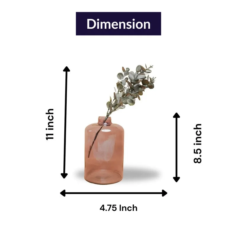 Pastel Bloom Glass Vase (Black) - Two Piece Set media 8