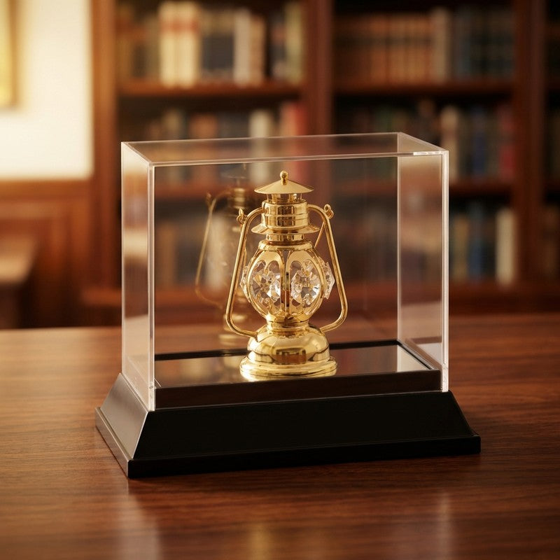 Dynasty Latern 24K Gold Plated Mild Steel Showpiece